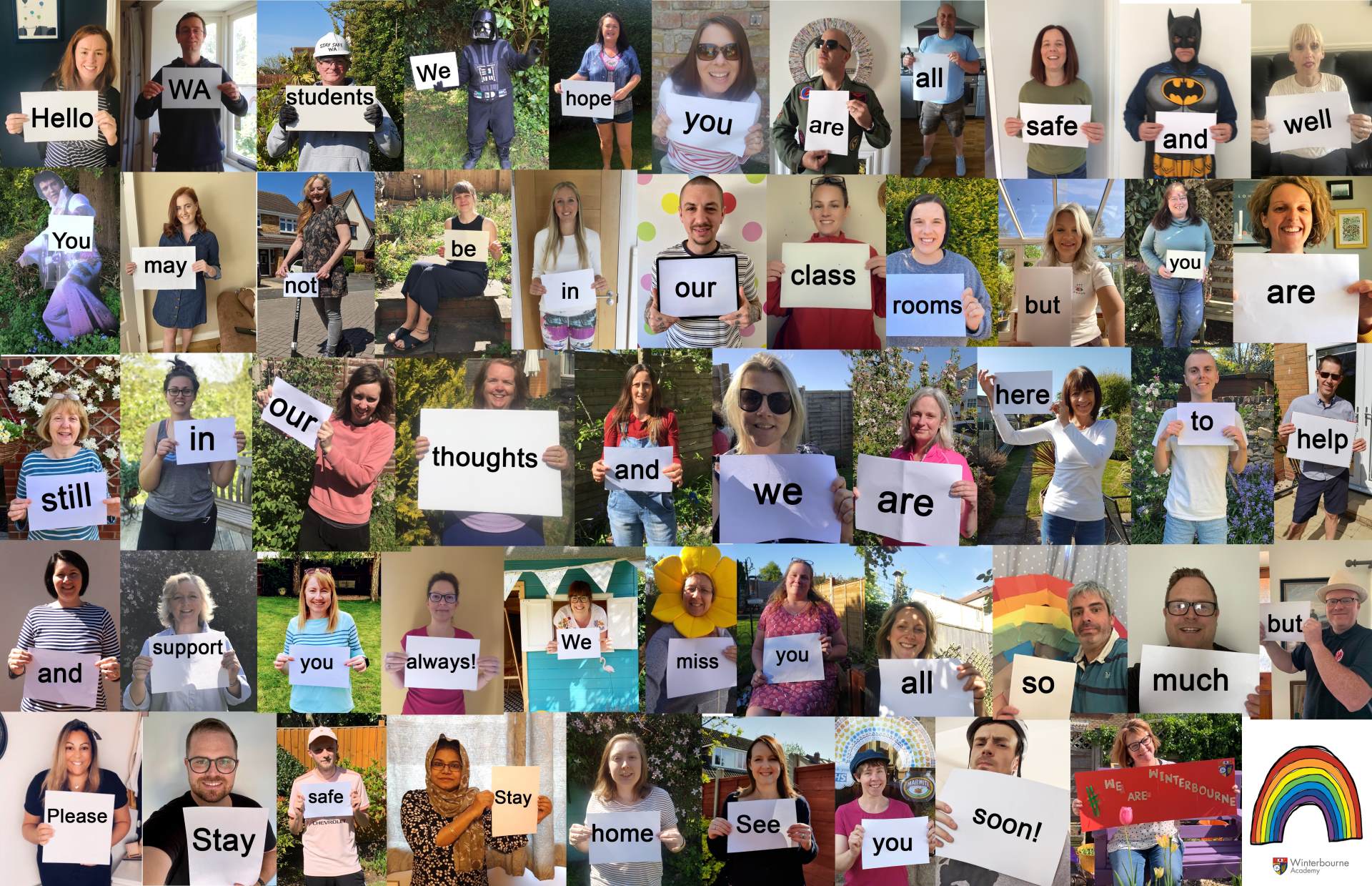 Winterbourne Academy We miss you